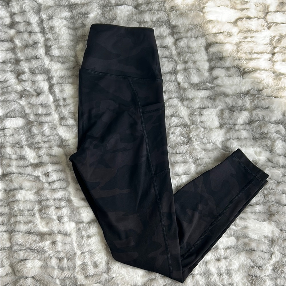 Black Camouflage Leggings